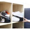 Organizator Incaltaminte ShoeRack, Reglabil, Negru, Suport Pantofi ce Dubleaza Spatiul de Depozitare, Alte categorii - imagine 6