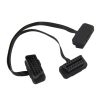 Prelungitor Cablu Techstar®, Adaptor Auto 2 in 1 la OBD2 16 Pin, 30cm, Testere diagnoza si reparatii auto - imagine 12