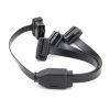 Prelungitor Cablu Techstar®, Adaptor Auto 3 in 1 la OBD2 16 Pin, 50cm, Testere diagnoza si reparatii auto - imagine 5