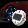 SET COMPLET 4 Capacele Jante Auto LED MULTICOLOR CU INCARCARE ENERGIE SOLARA TUNING, Lumini LED auto - imagine 3