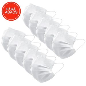 Set 10x Masti de Protectie, cu 3 Pliuri, Polipropilena, Reutilizabile, Culoare Alb, Pachet sigilat, Smart home – ofertă, preț și specificații