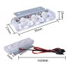 Set 2 Bucati 3 Leduri 6W Lumini Avertizare, Stroboscop Pentru Autoturisme si Motociclete, Lumini LED auto - imagine 4