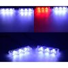 Set 2 Bucati 3 Leduri 6W Lumini Avertizare, Stroboscop Pentru Autoturisme si Motociclete, Lumini LED auto - imagine 6