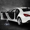 Set 2 Bucati Emblema Logo LED Portiera dedicata Marca Auto MERCEDES, Lumini LED auto - imagine 3