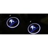 Set 2 Bucati Emblema Logo LED Portiera dedicata Marca Auto PEUGEOT, Lumini LED auto - imagine 7