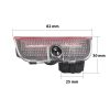 Set 2 Bucati Emblema Logo LED Portiera dedicata Marca Auto VW, Lumini LED auto - imagine 7