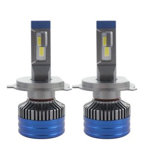 Set 2 LED-uri Auto Techstar® K11, H4, 55w, 8000 Lumeni, 6500K, AUTO, 12-24 Volti, CSP, Canbus, Miez Cupru, Radiator Aluminiu, Lumini LED auto – ofertă, preț și specificații