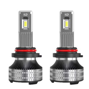 Set 2 LED-uri Auto Techstar® P30, 9006, 80w, 14000 Lumeni, 6500K, AUTO, 12-24 Volti, CSP, Canbus, Miez Cupru, Radiator Aluminiu, Lumini LED auto – ofertă, preț și specificații