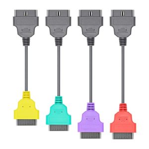 Set 4 Cabluri Adaptoare Auto Fiat, la OBD2 16 Pin, Testere diagnoza si reparatii auto