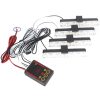 Set 4x6 Lumini LED Tip Stroboscop De Avertizare Flash Rosu si Albastru Alimentare 12V, Lumini LED auto - imagine 4