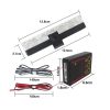 Set 4x6 Lumini LED Tip Stroboscop De Avertizare Flash Rosu si Albastru Alimentare 12V, Lumini LED auto - imagine 5
