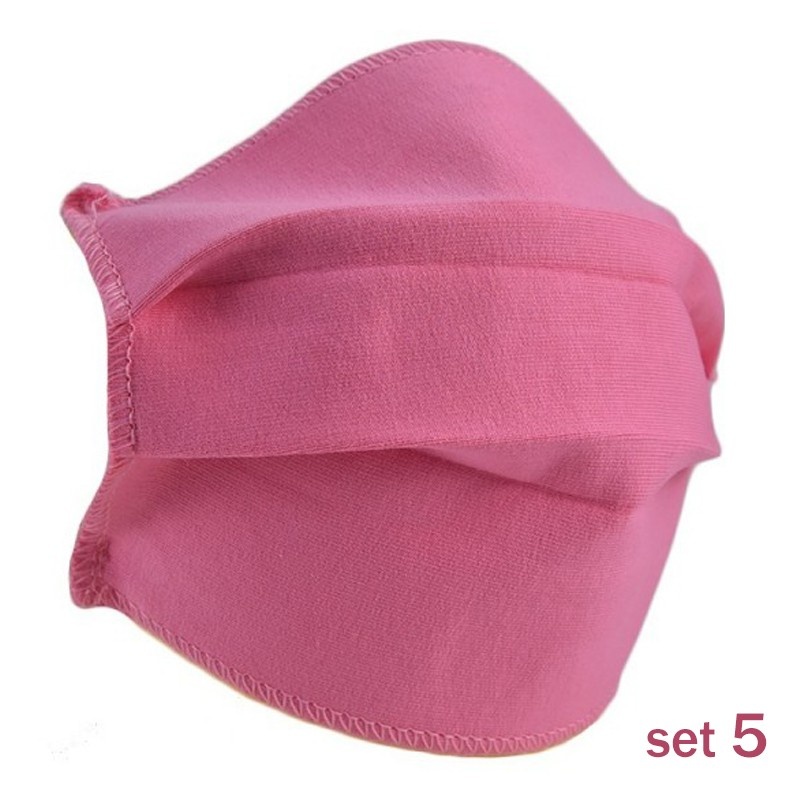 Set 5 Masti Fashion de Protectie Techstar® Reutilizabile 2 Straturi Polipropilena