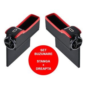 Set Cutie Organizatoare Scaun Auto din Piele