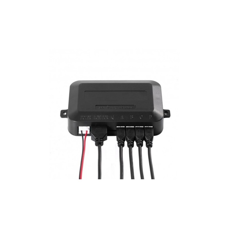 Set Senzori Parcare Auto Detector Parktronic Display Radar Monitor 4 Senzori GRI Inchis, Auto - Moto - imagine 4