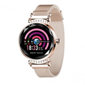 Smartwatch Fitness Sport Auriu Elegant pentru Dama Techstar® H2 cu Monitorizare Somn & Cardiaca, Ceasuri si bratari smart – ofertă, preț și specificații