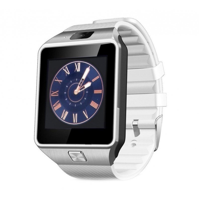 Smartwatch Mtk DZ09 cu Bluetooth si Camera Foto, Compatibil SIM si MicroSD Alb, Ceasuri si bratari smart - imagine 5