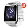 Smartwatch Mtk DZ09 cu Bluetooth si Camera Foto, Compatibil SIM si MicroSD Alb, Ceasuri si bratari smart - imagine 9
