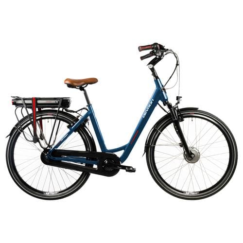 Bicicleta Electrica Devron 28124, roti 28inch, XL, Viteza maxima 25 km/h, Putere motor 250 W (Albastru)