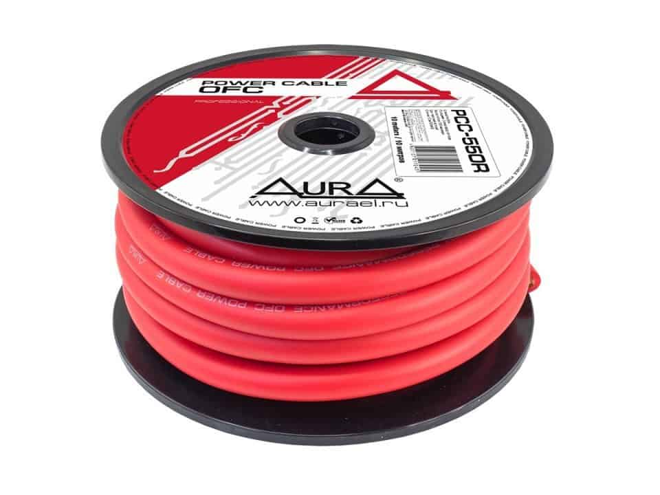 Cablu alimentare Aura PCC 550R OFC, Metru Liniar / Rola 10m, 50mm2 (1/0AWG)