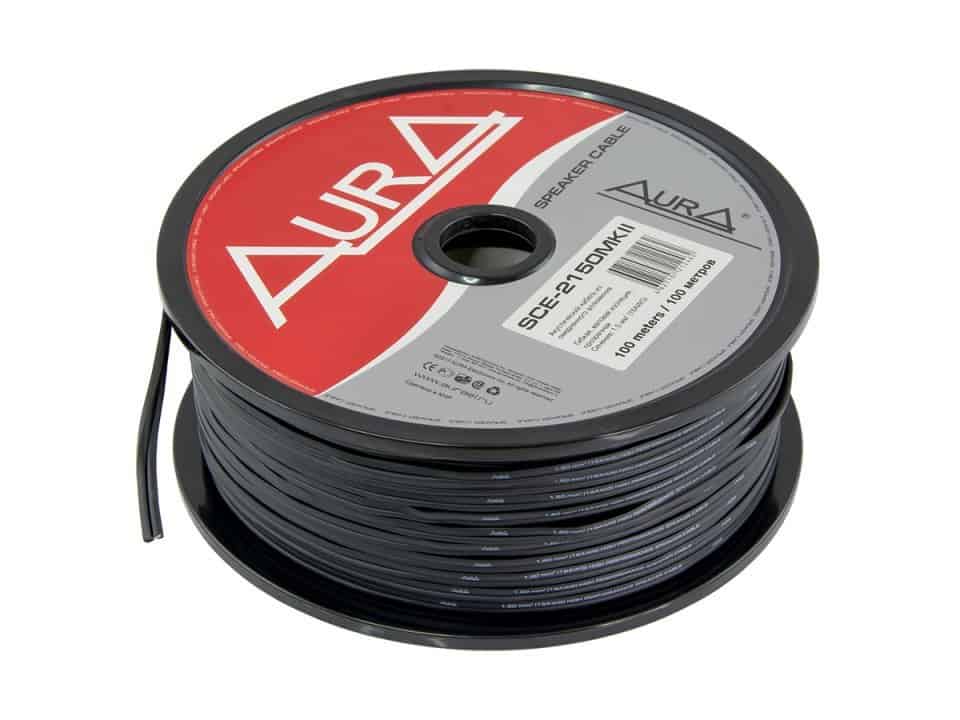 Cablu boxe Aura SCE 2150 MKII, Metru Liniar / Rola 100m, 2×1,5mm² (16AWG)