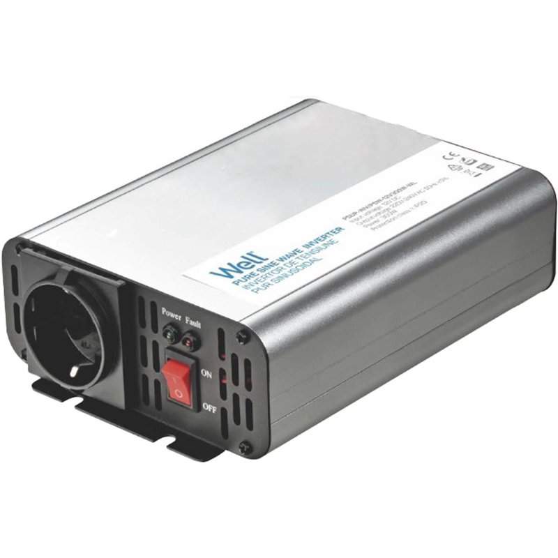 Invertor de tensiune 12V – 230V, 300W Well