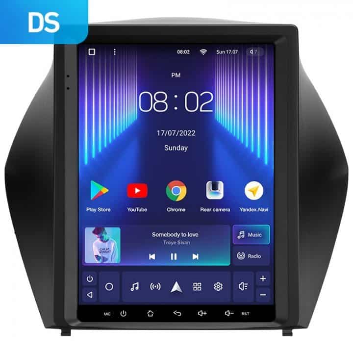 Navigatie Auto Teyes Tip Tesla TPRO 2 Hyundai Tucson 2 2009-2015 4+64GB 9.7″ QLED Octa-core 1.8Ghz, Android 4G Bluetooth 5.1 DSP