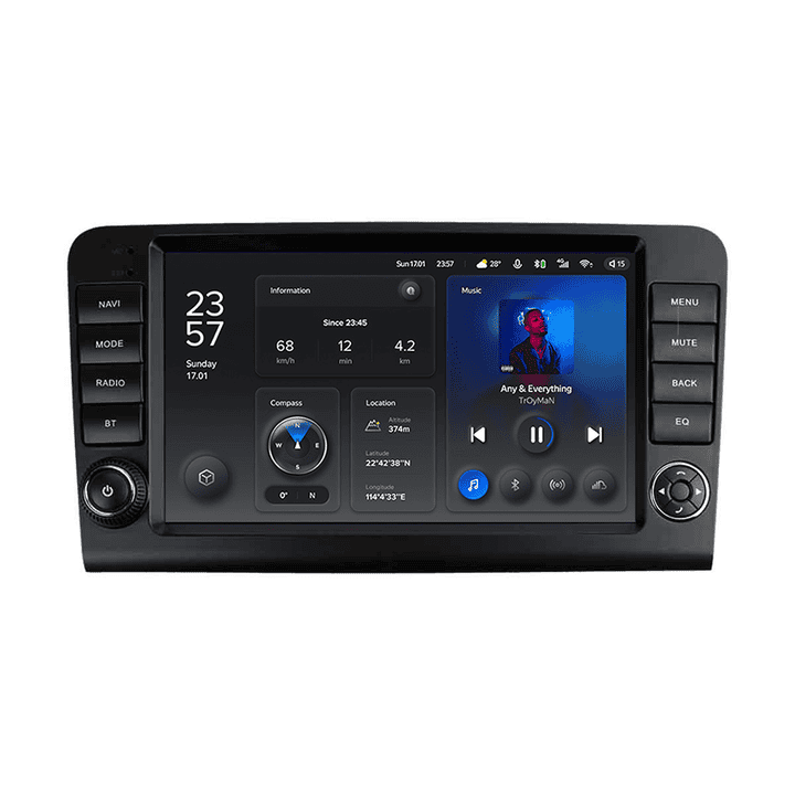 Navigatie Auto Teyes X1 4G Mercedes-Benz ML 2005-2009 2+32GB 9″ IPS Octa-core 1.6Ghz, Android 4G Bluetooth 5.1 DSP
