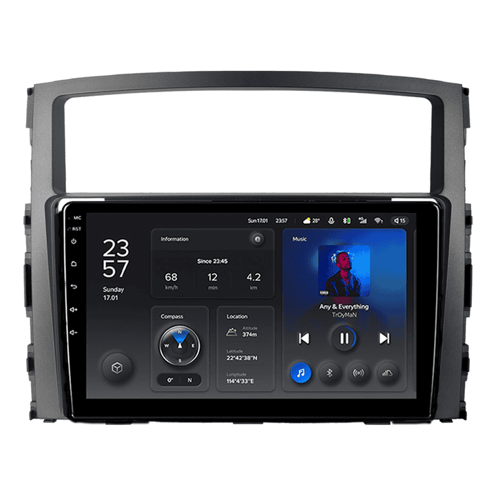 Navigatie Auto Teyes X1 WiFi Mitsubishi Pajero 4 V80 2006-2014 2+32GB 9″ IPS Quad-core 1.3Ghz, Android Bluetooth 5.1 DSP
